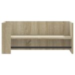 vidaXL Nástenná polica dub sonoma 70,5x35x30,5 cm kompozitné drevo – Obrázok 4