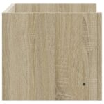 vidaXL Nástenná polica dub sonoma 70,5x35x30,5 cm kompozitné drevo – Obrázok 5