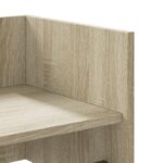 vidaXL Nástenná polica dub sonoma 70,5x35x30,5 cm kompozitné drevo – Obrázok 7