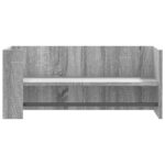 vidaXL Nástenná polica sivá sonoma 70,5x35x30,5 cm kompozitné drevo – Obrázok 4