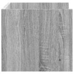 vidaXL Nástenná polica sivá sonoma 70,5x35x30,5 cm kompozitné drevo – Obrázok 5