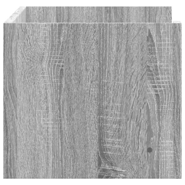 vidaXL Nástenná polica sivá sonoma 70,5x35x30,5 cm kompozitné drevo – Obrázok 5