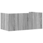 vidaXL Nástenná polica sivá sonoma 70,5x35x30,5 cm kompozitné drevo – Obrázok 6