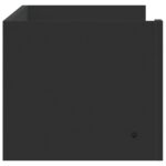 vidaXL Nástenná polica, čierna 100x35x30,5 cm, kompozitné drevo – Obrázok 5