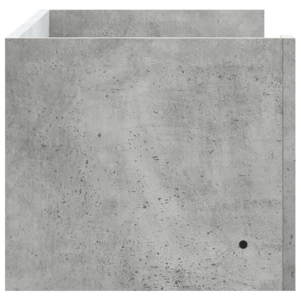 vidaXL Nástenná polica, betónovo sivá 100x35x30,5 cm, kompozitné drevo – Obrázok 5