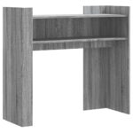 vidaXL Konzolový stolík sivý sonoma 100x35x90 cm kompozitné drevo – Obrázok 2