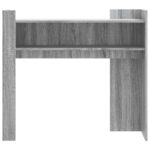 vidaXL Konzolový stolík sivý sonoma 100x35x90 cm kompozitné drevo – Obrázok 4