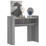 vidaXL Konzolový stolík sivý sonoma 100x35x90 cm kompozitné drevo