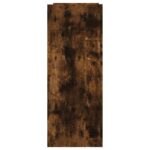 vidaXL Konzolový stolík dymový dub 100x35x90 cm kompozitné drevo – Obrázok 5