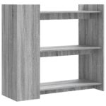 vidaXL Konzolový stolík sivý sonoma 100x35x90 cm kompozitné drevo – Obrázok 6