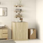 vidaXL Skrinka na práčku dub sonoma 70,5x71,5x91,5 cm – Obrázok 3