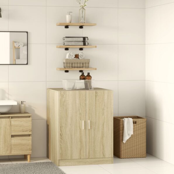 vidaXL Skrinka na práčku dub sonoma 70,5x71,5x91,5 cm – Obrázok 3
