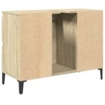 vidaXL Umývadlová skrinka dub sonoma 80x33x60 cm kompozitné drevo – Obrázok 8