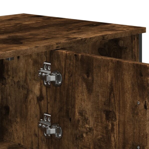 vidaXL Konferenčný stolík dymový dub 100x51x40 cm kompozitné drevo – Obrázok 11