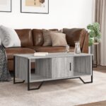 vidaXL Konferenčný stolík sivý sonoma 100x51x40 cm kompozitné drevo – Obrázok 3
