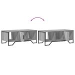 vidaXL Konferenčný stolík sivý sonoma 100x51x40 cm kompozitné drevo – Obrázok 8