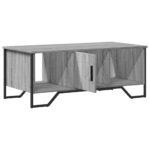 vidaXL Konferenčný stolík sivý sonoma 100x51x40 cm kompozitné drevo – Obrázok 10