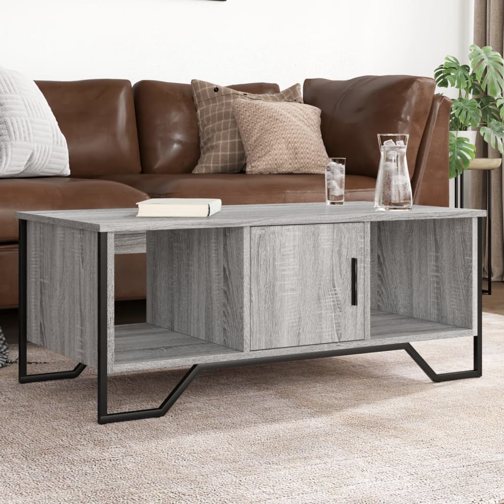 VXL8721102810602_m_en_hd_1.jpg vidaXL Konferenčný stolík sivý sonoma 100x51x40 cm kompozitné drevo – Obrázok 1