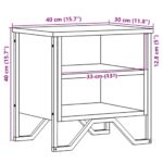 vidaXL Nočné stolíky čierne 2 ks 40x30x40 cm kompozitné drevo – Obrázok 10