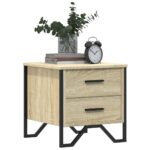 vidaXL Nočný stolík dub sonoma 40x41x40 cm kompozitné drevo – Obrázok 4