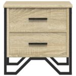 vidaXL Nočný stolík dub sonoma 40x41x40 cm kompozitné drevo – Obrázok 5