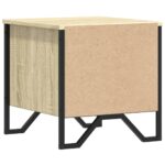 vidaXL Nočný stolík dub sonoma 40x41x40 cm kompozitné drevo – Obrázok 8