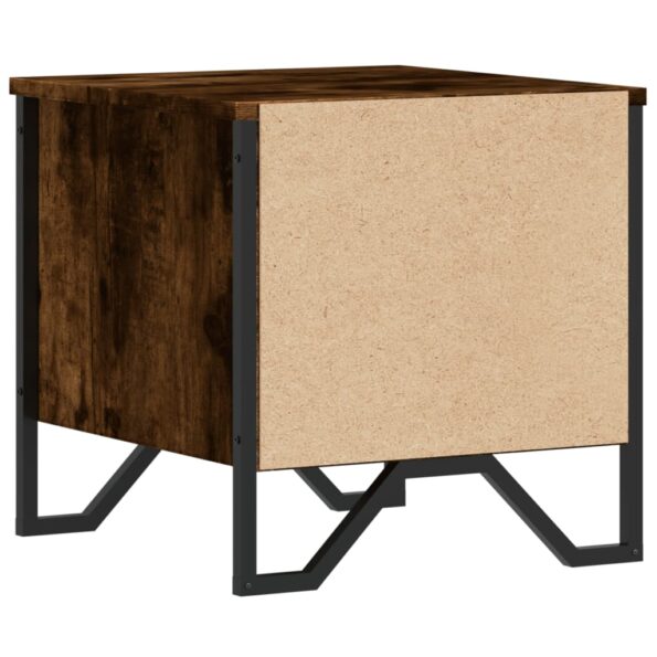 vidaXL Nočné stolíky 2 ks dymový dub 40x41x40 cm kompozitné drevo – Obrázok 8