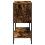 vidaXL Konzolový stolík dymový dub 100x35x74,5 cm kompozitné drevo – Obrázok 6
