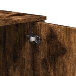 vidaXL Konzolový stolík dymový dub 100x35x74,5 cm kompozitné drevo – Obrázok 8
