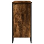 vidaXL Komoda dymový dub 91x35,5x74,5 cm kompozitné drevo – Obrázok 5