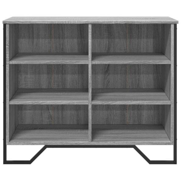 vidaXL Komoda sivá sonoma 91x35,5x74,5 cm kompozitné drevo – Obrázok 4