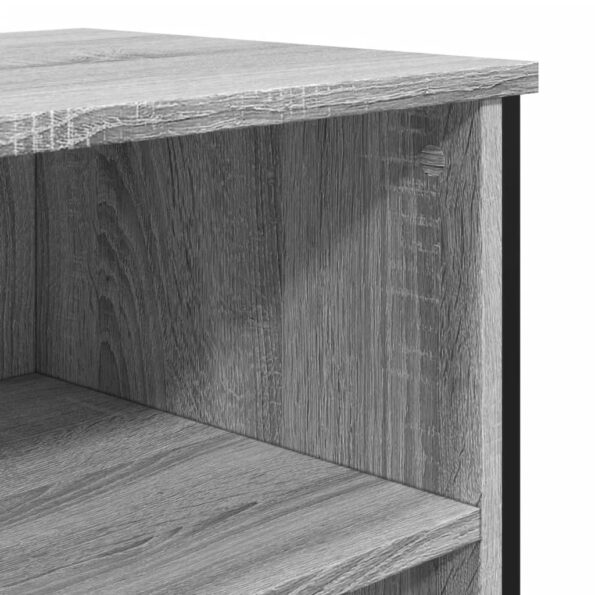 vidaXL Komoda sivá sonoma 91x35,5x74,5 cm kompozitné drevo – Obrázok 7