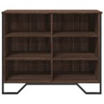 vidaXL Komoda hnedý dub 91x35,5x74,5 cm kompozitné drevo – Obrázok 4