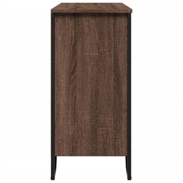 vidaXL Komoda hnedý dub 91x35,5x74,5 cm kompozitné drevo – Obrázok 5