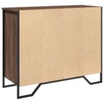 vidaXL Komoda hnedý dub 91x35,5x74,5 cm kompozitné drevo – Obrázok 6