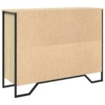 vidaXL Komoda dub sonoma 97x32,5x74,5 cm kompozitné drevo – Obrázok 7
