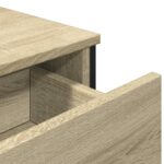 vidaXL Komoda dub sonoma 97x32,5x74,5 cm kompozitné drevo – Obrázok 9