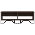 vidaXL TV stolík hnedý dub 122x34x41 cm kompozitné drevo – Obrázok 4