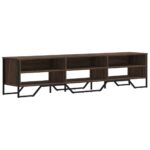 vidaXL TV skrinka hnedý dub 180x34x41 cm kompozitné drevo – Obrázok 2