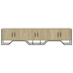 vidaXL TV skrinka dub sonoma 180x34x41 cm kompozitné drevo – Obrázok 4