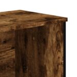 vidaXL Knižnica dymový dub 50x31x74,5 cm kompozitné drevo – Obrázok 7
