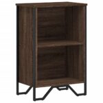 vidaXL Knižnica hnedý dub 50x31x74,5 cm kompozitné drevo – Obrázok 2