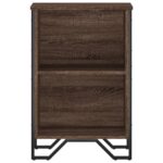 vidaXL Knižnica hnedý dub 50x31x74,5 cm kompozitné drevo – Obrázok 4