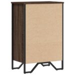 vidaXL Knižnica hnedý dub 50x31x74,5 cm kompozitné drevo – Obrázok 6