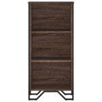 vidaXL Knižnica hnedý dub 50x31x106 cm kompozitné drevo – Obrázok 4