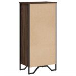 vidaXL Knižnica hnedý dub 50x31x106 cm kompozitné drevo – Obrázok 6