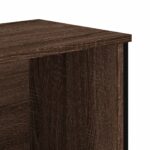 vidaXL Knižnica hnedý dub 50x31x106 cm kompozitné drevo – Obrázok 7