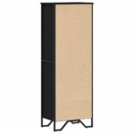 vidaXL Knižnica čierna 50x31x137,5 cm kompozitné drevo – Obrázok 6