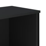 vidaXL Knižnica čierna 50x31x137,5 cm kompozitné drevo – Obrázok 7