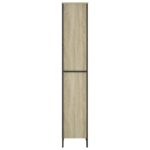 vidaXL Knižnica dub sonoma 50x31x169 cm kompozitné drevo – Obrázok 5